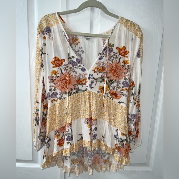 American Eagle Long Sleeve Blouse - Picture 3 of 5